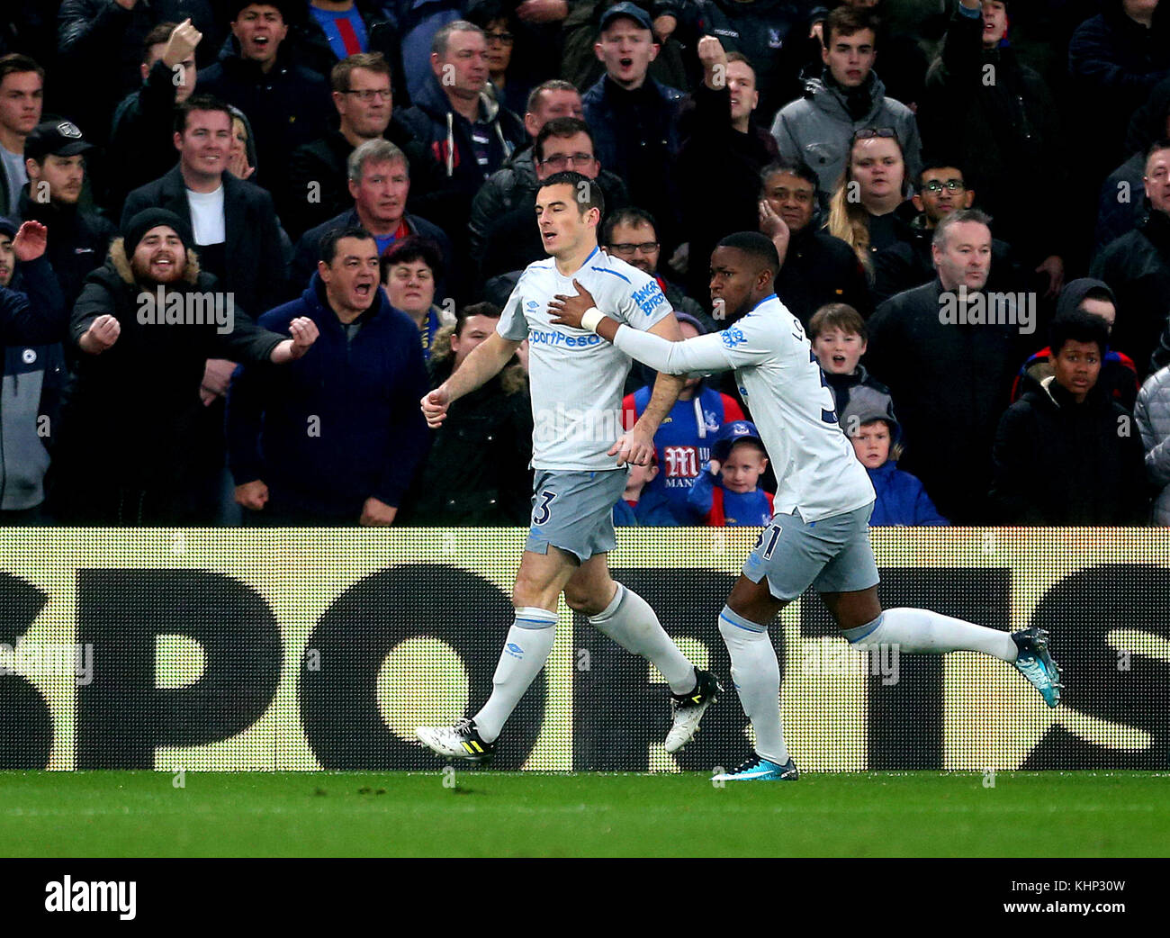 everton-s-leighton-baines-left-celebrates-scoring-his-side-s-first