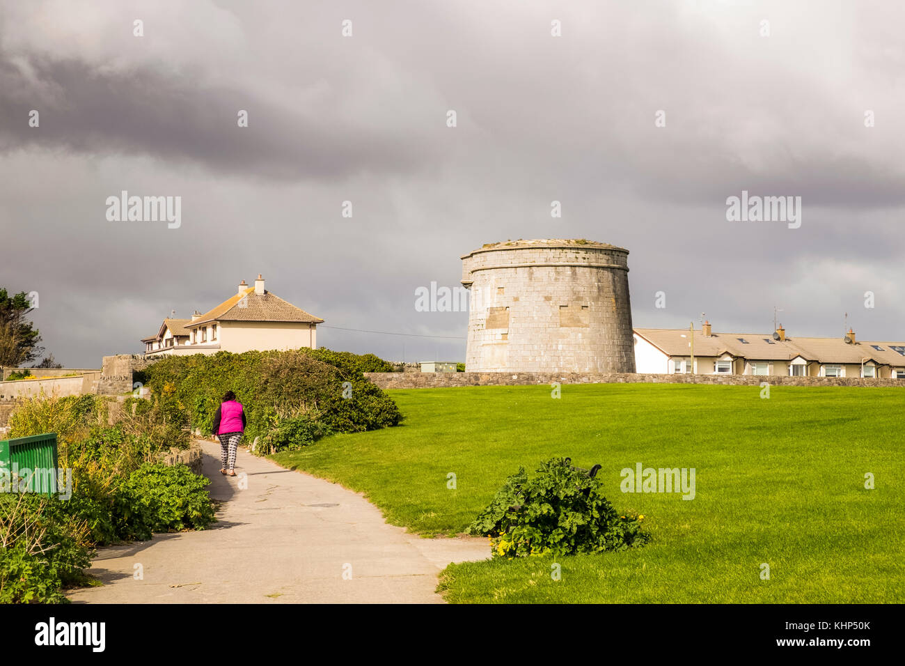 Crockness Martello tower at Skerries on the east coast of Ireland Stock Photo - Alamy