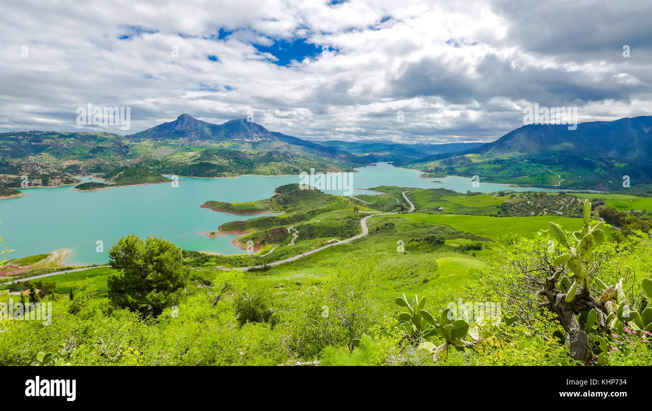 Lake Zahara in Spain Stock Photo - Alamy