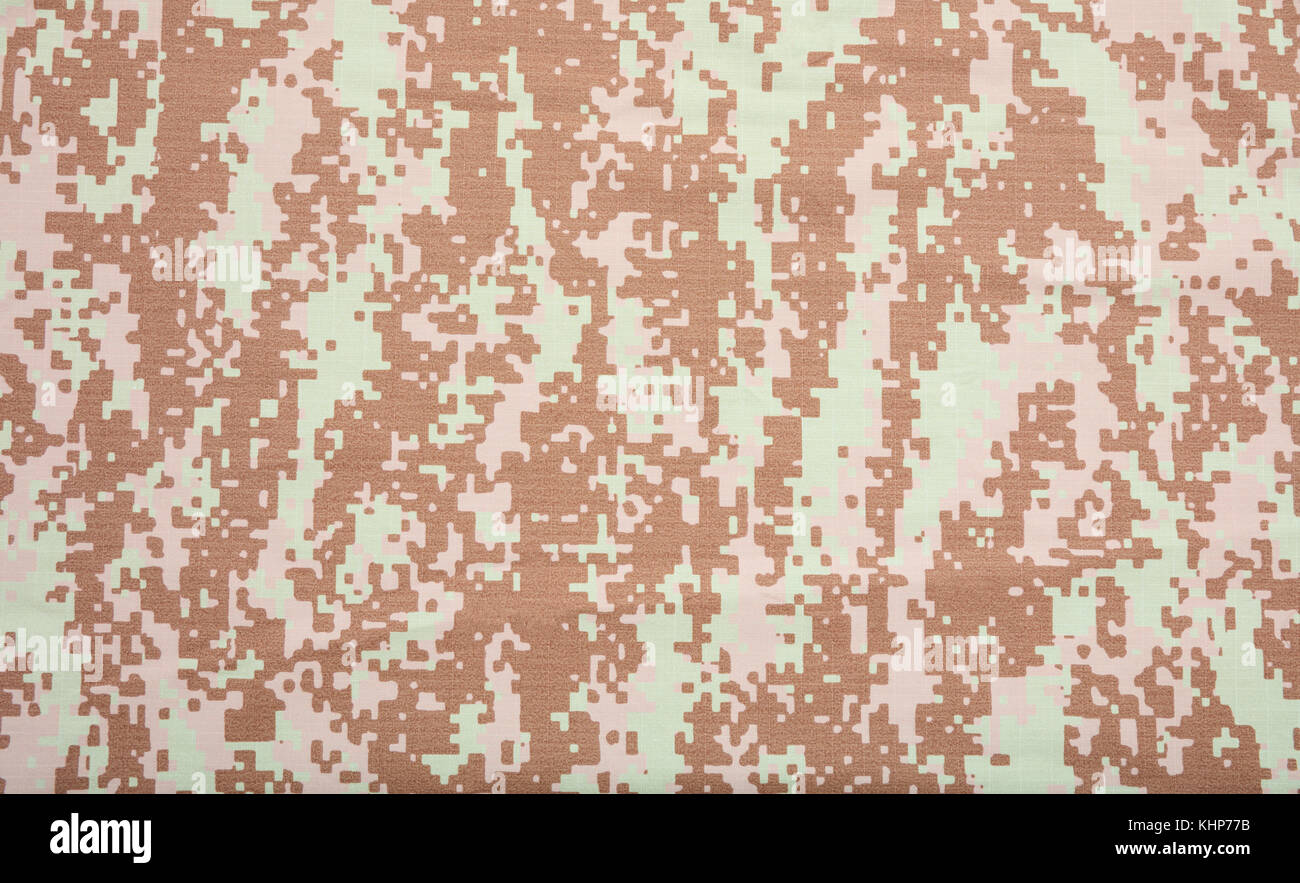 American military digital desert pattern uniform background Stock Photo
