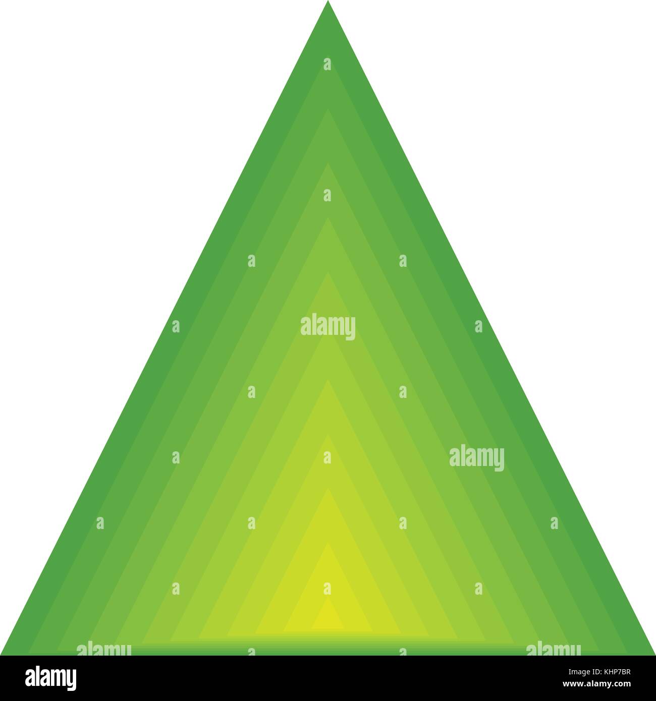A Green adn Yellow triangle graphic that could be used as a logo Stock ...