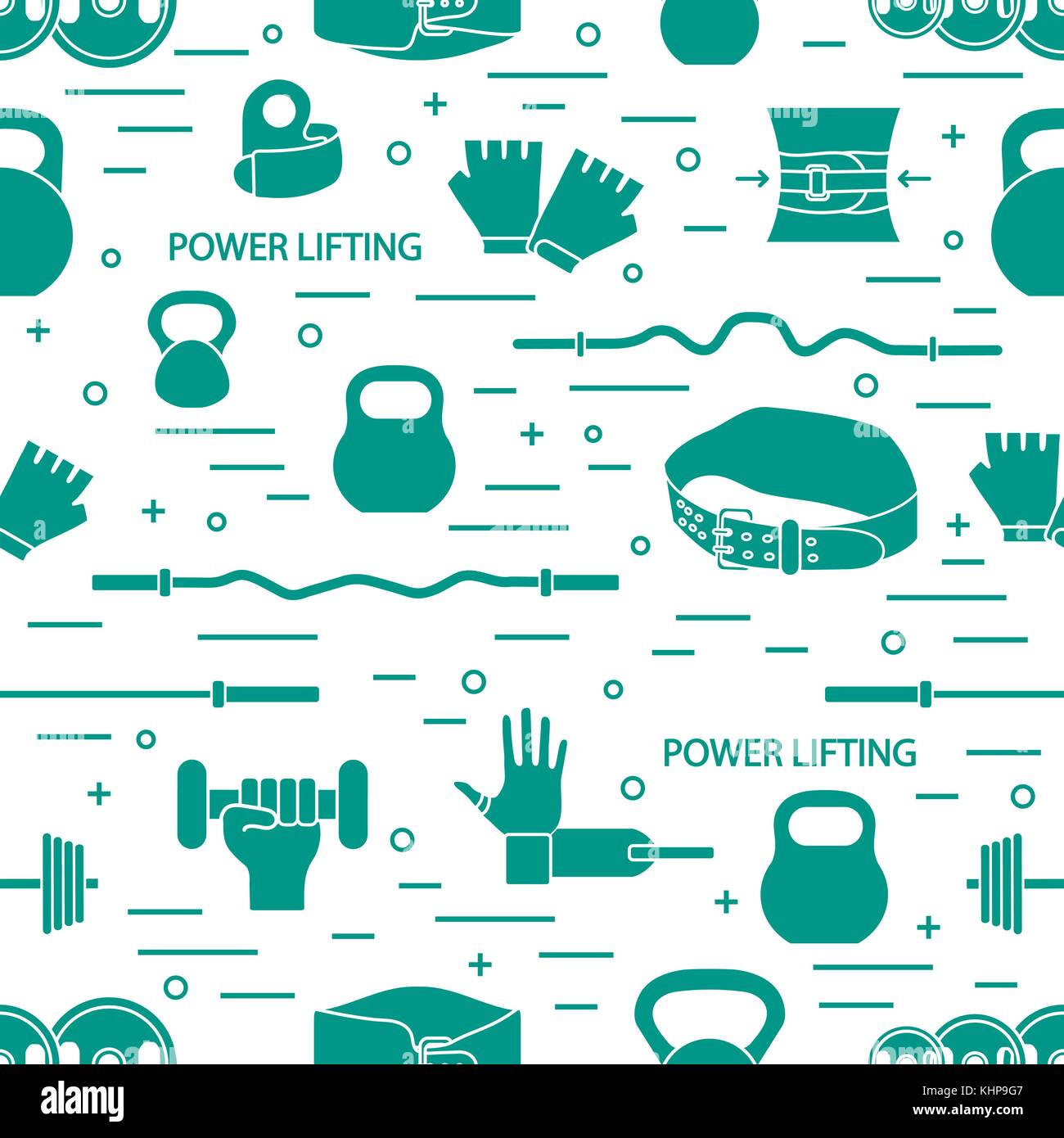 Weight Lifting Pattern Belt with patterns Stock Vector Images - Alamy