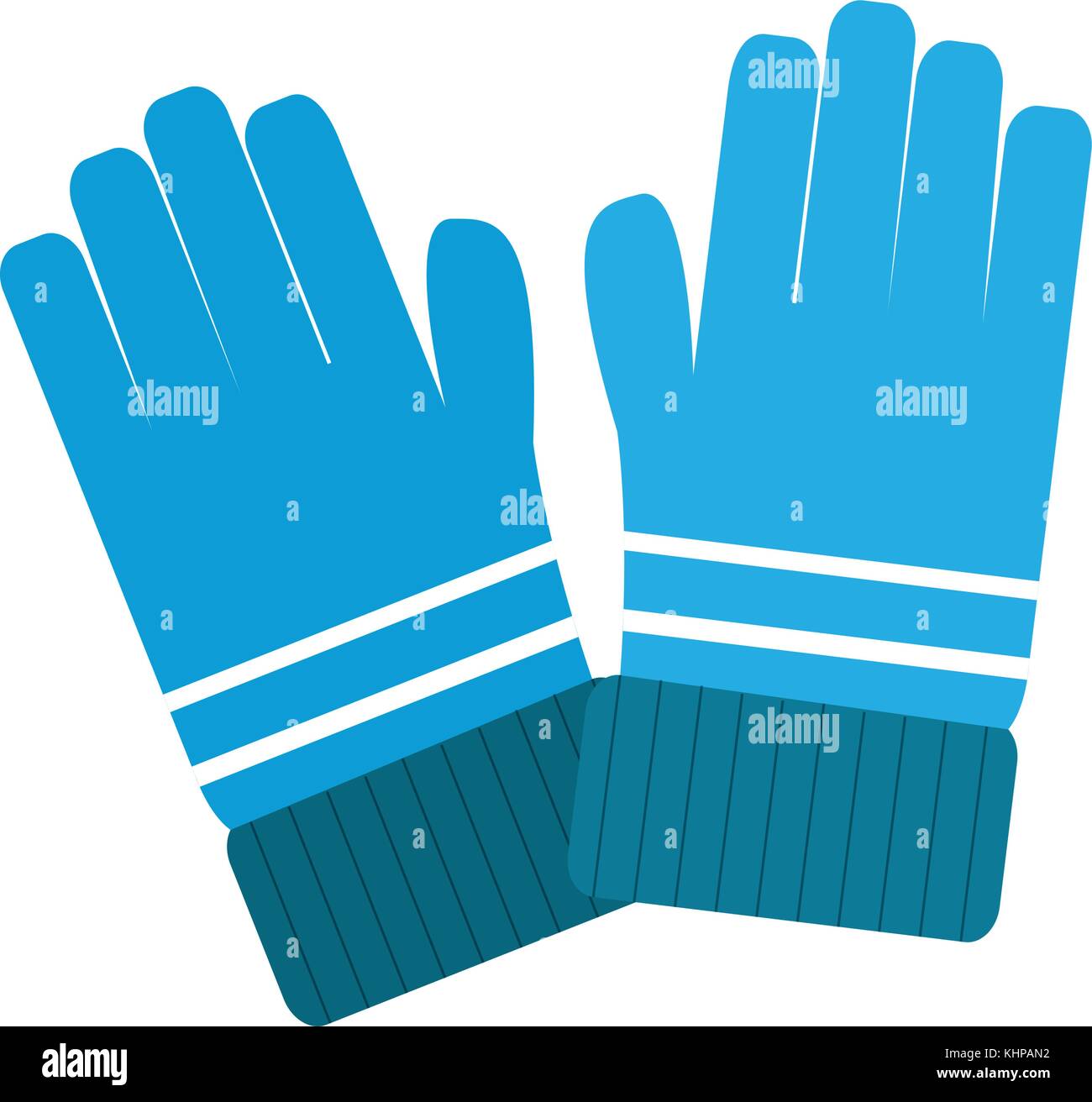Pair of winter gloves Stock Vector Image & Art Alamy