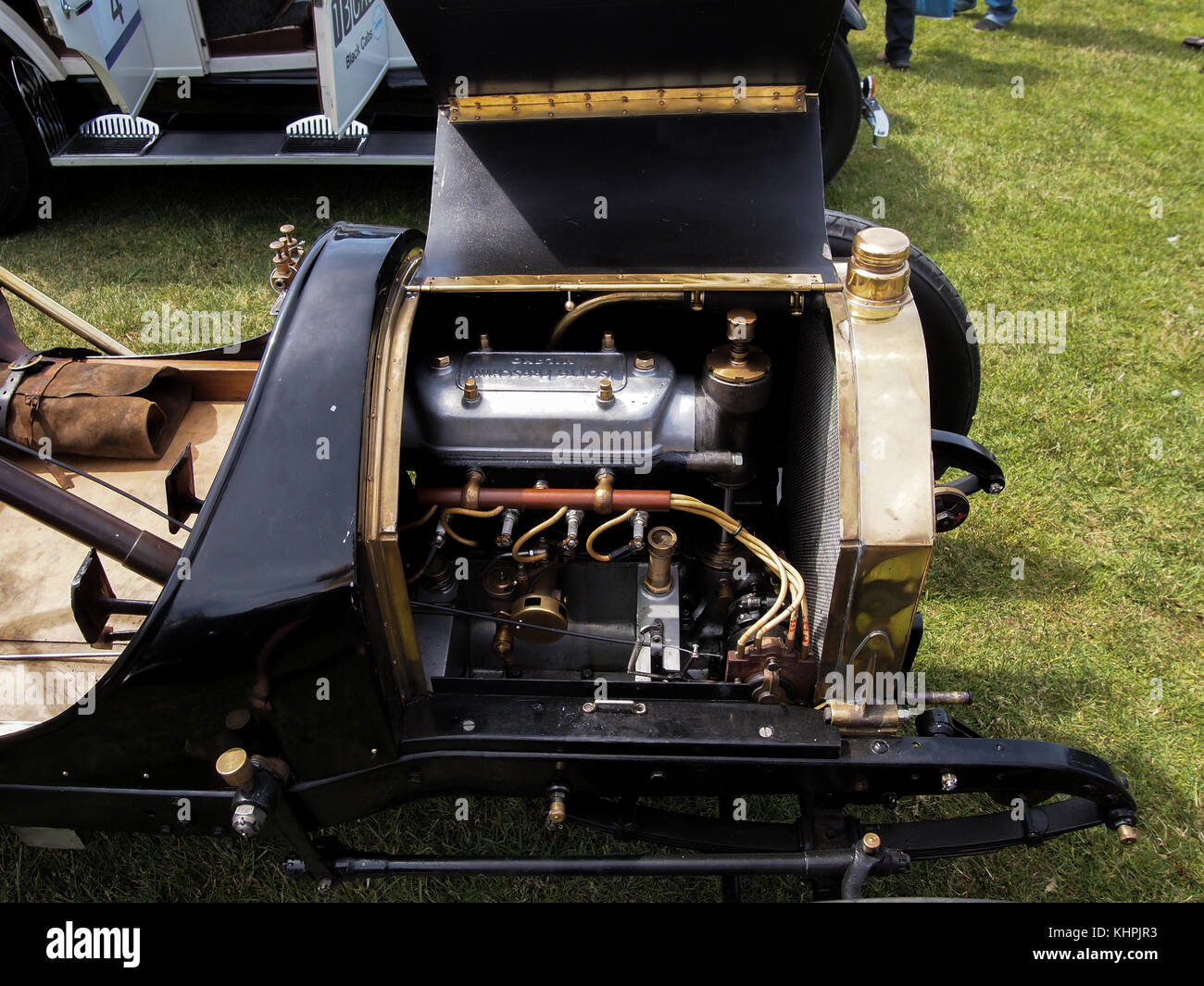 Engine of a really old Car (1920s) Stock Photo