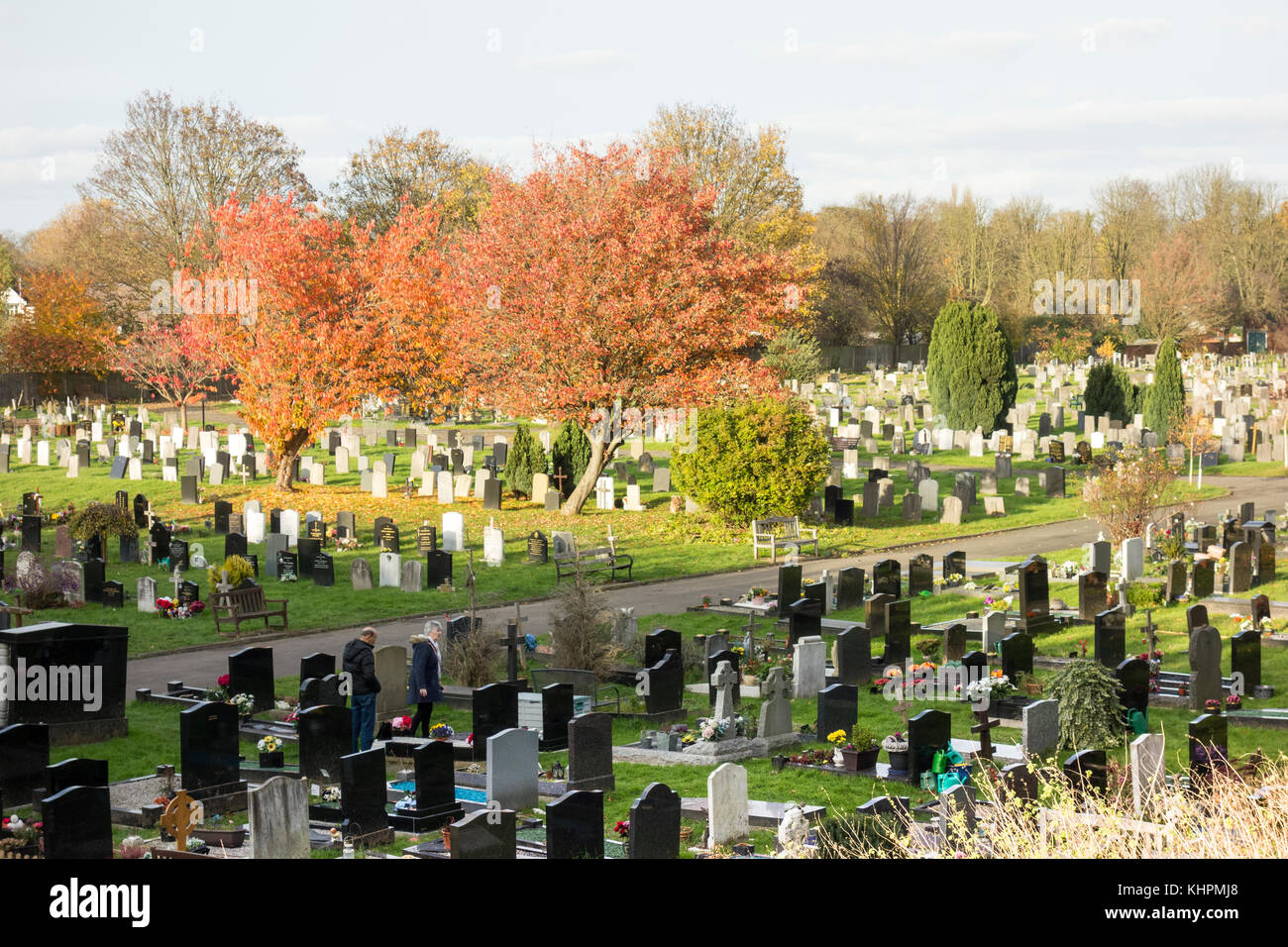 Chiswick New Cemetery, Staveley Road, Chiswick, London, UK Stock Photo