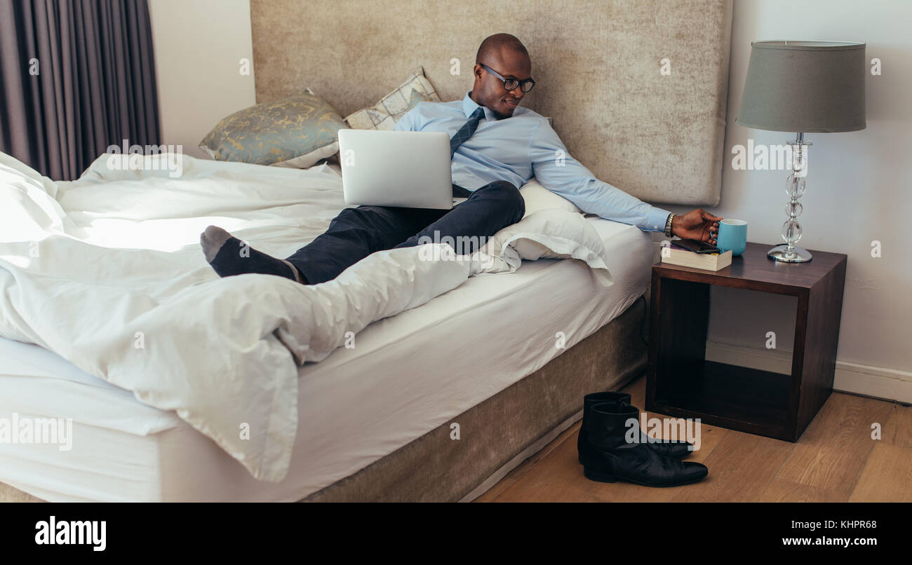 Working out online in bed