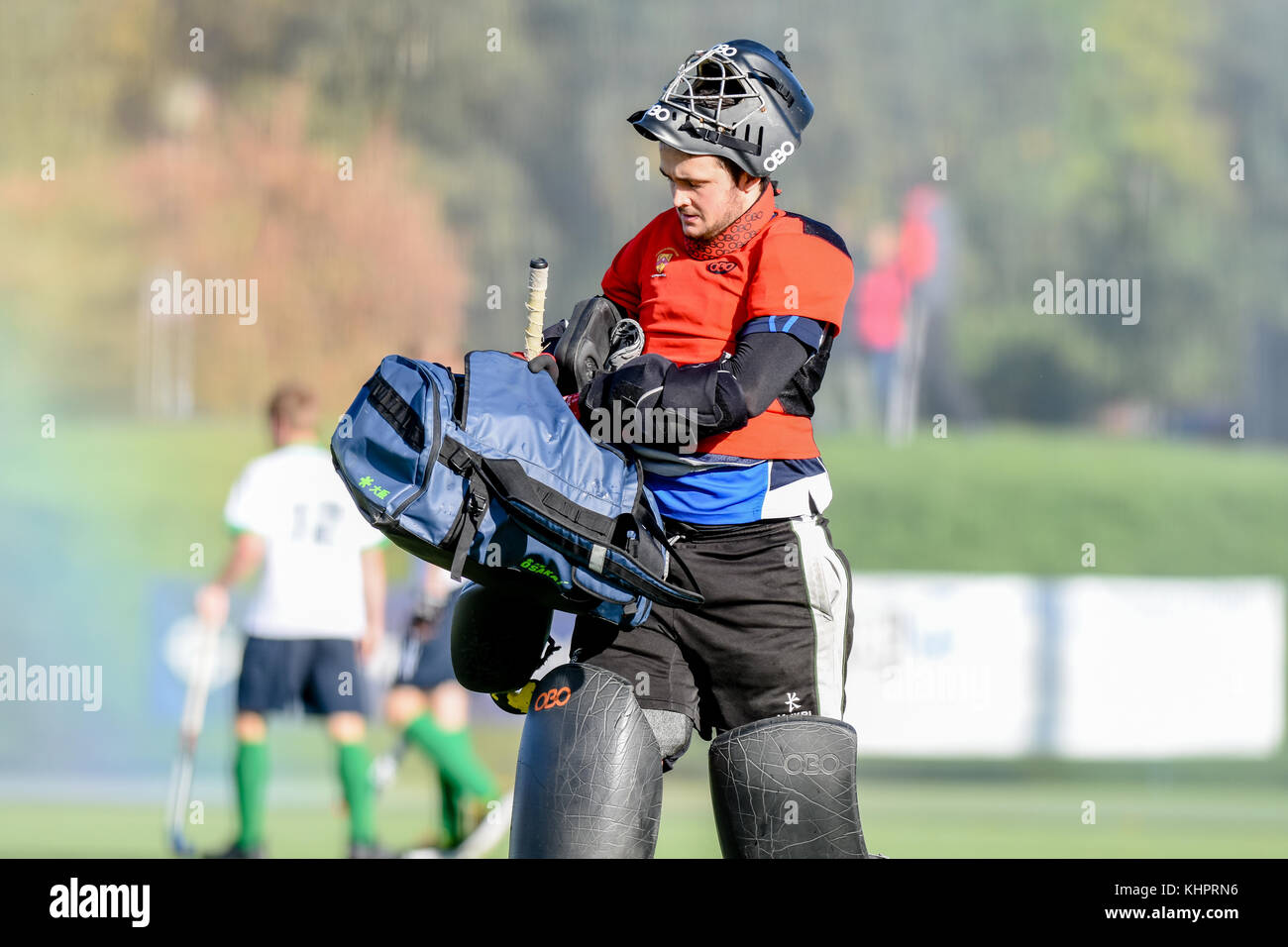 field hockey goalie men