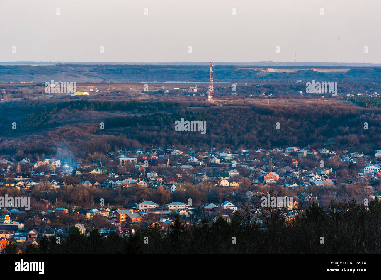 View of the Pyatigorsk city from the hilltop Stock Photo Alamy