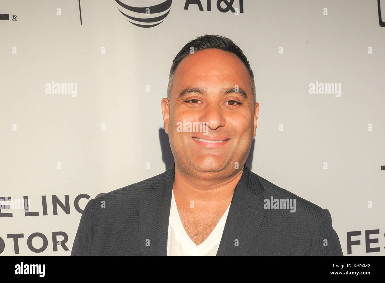 NEW YORK, NY - APRIL 23: Actor Russell Peters attends 'The Clapper' Premiere during the 2017 Tribeca Film Festival at SVA Theatre on April 23, 2017 in NYC. Stock Photo