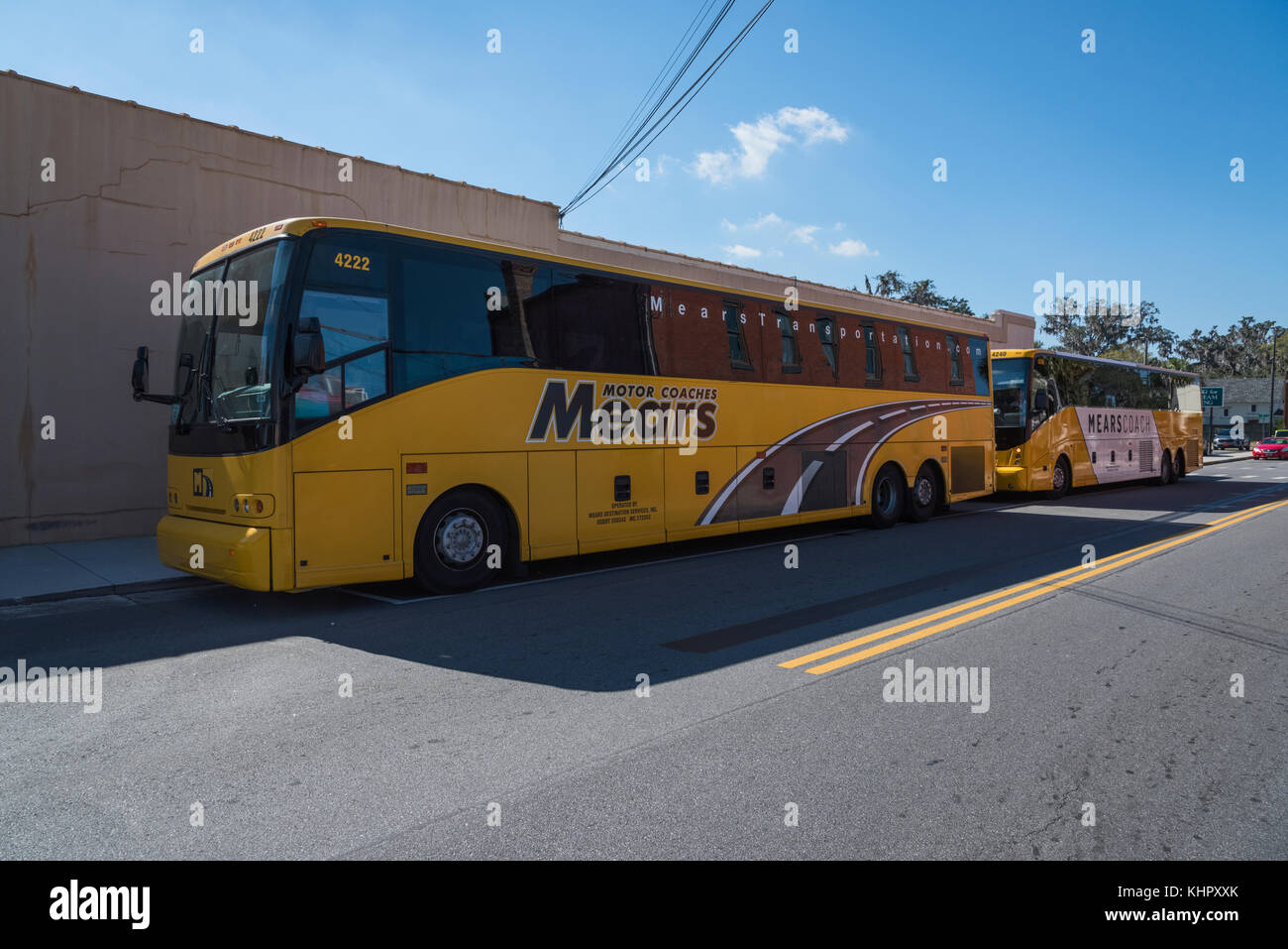 Mears Motor Coaches Stock Photo