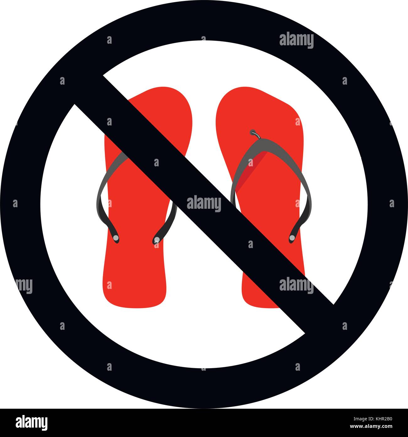 466 No Slippers Sign Images, Stock Photos & Vectors | Shutterstock