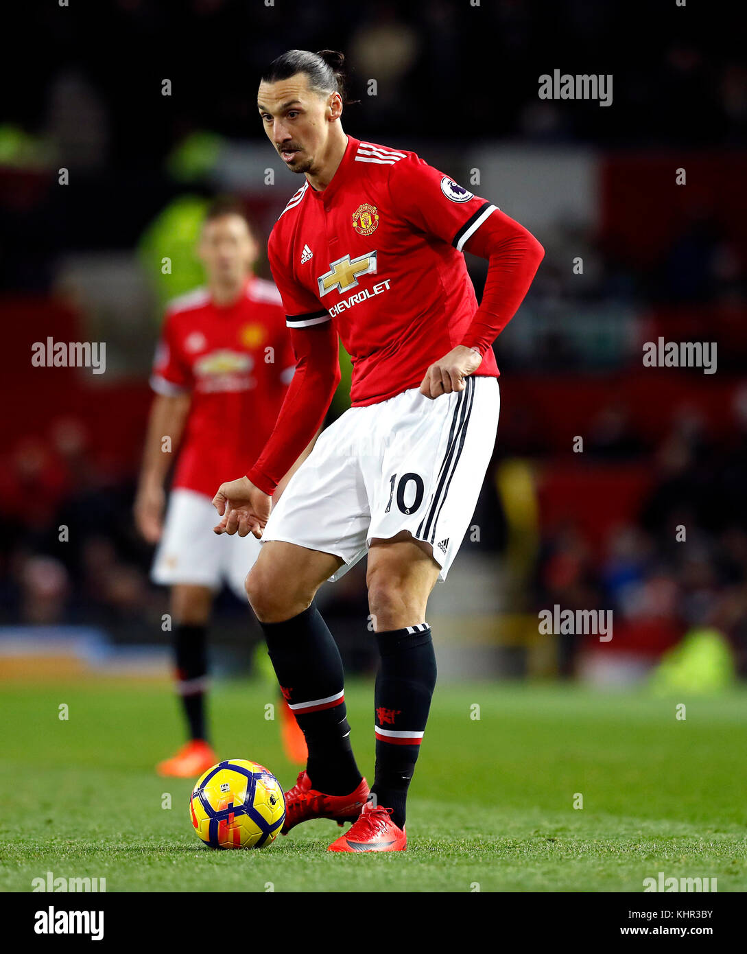 Manchester United S Zlatan Ibrahimovic During The Premier League Stock Photo Alamy