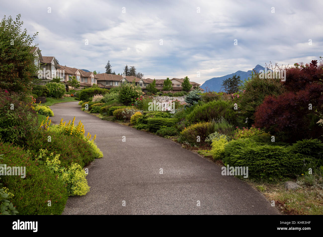 Furry Creek, British Columbia, Canada Jun 25, 2017 Path in the