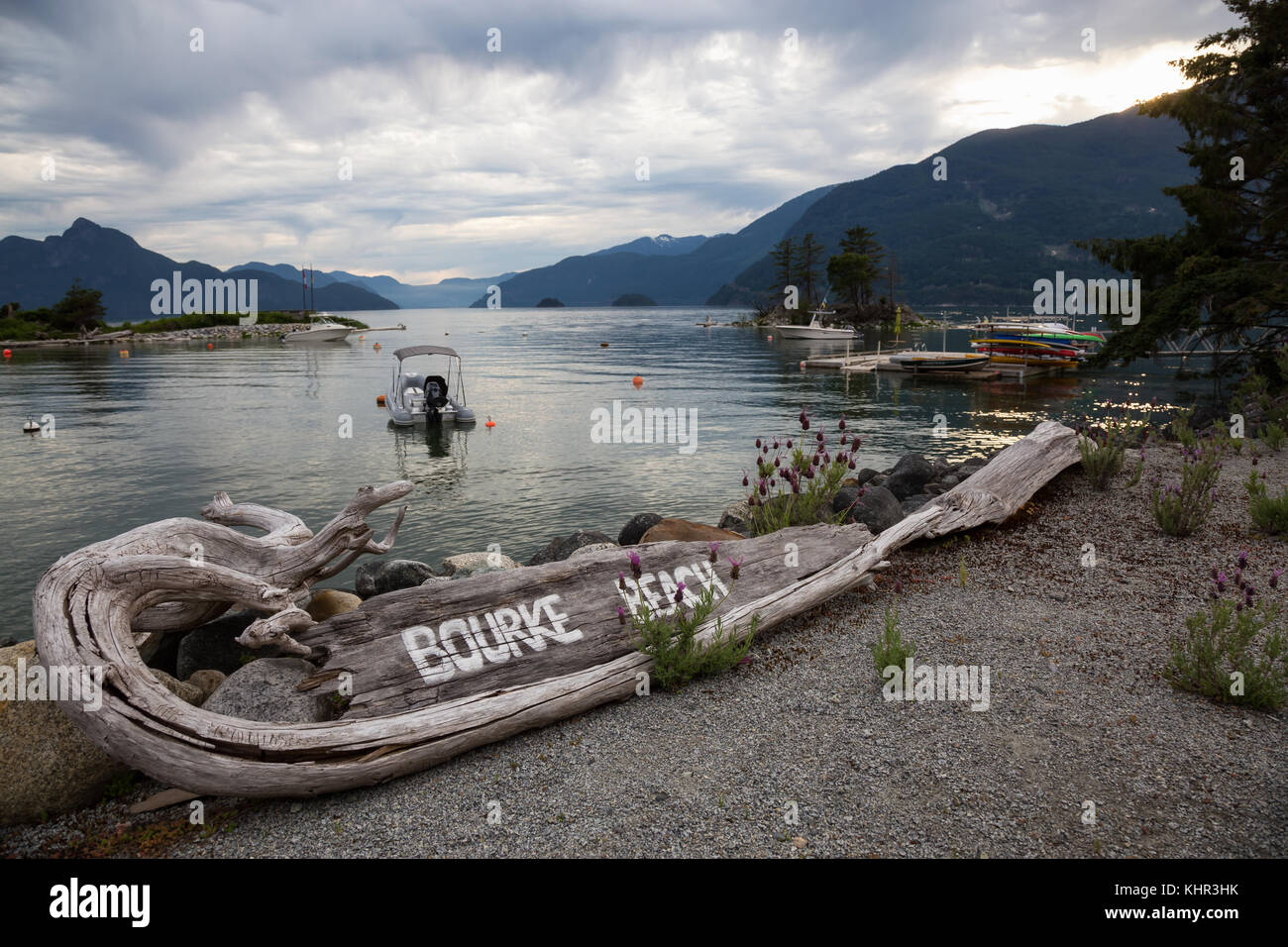 Furry Creek, British Columbia, Canada Jun 25, 2017 Bourke Beach