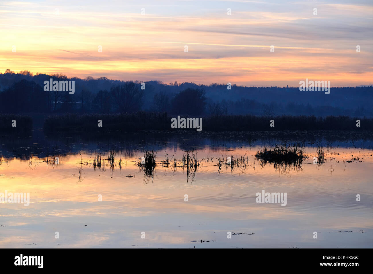Kamienna River, Starachowice, Swietokrzyskie Region, Poland Stock Photo
