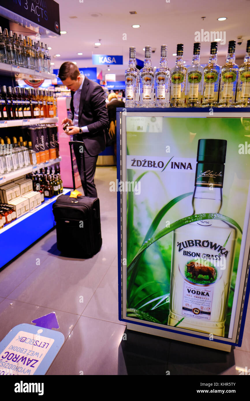 Dutyfree shoping, Chopin Airport, Warsaw Stock Photo Alamy
