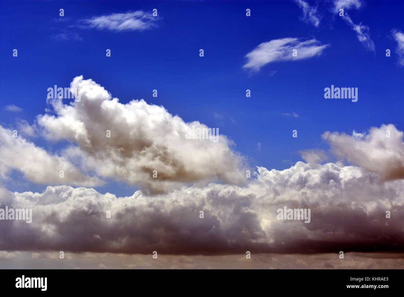 Vivid clouds. Stock Photo