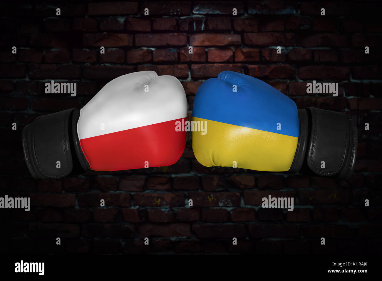 match. Confrontation between the Ukraine and Poland. Ukrainian, Polish