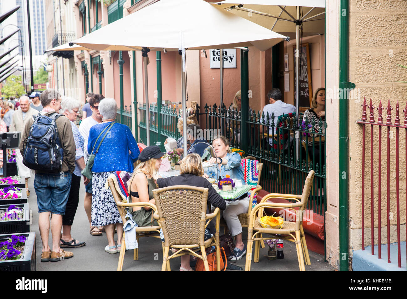 Tea Cosy cafe, traditional cafe in The Rocks serving loose leaf tea and