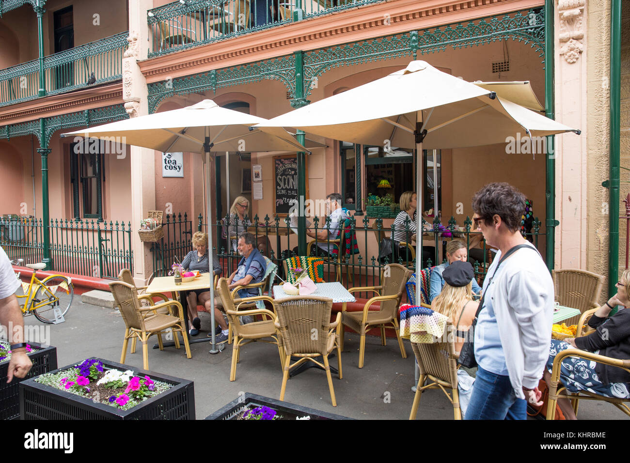 Tea Cosy cafe, traditional cafe in The Rocks serving loose leaf tea and