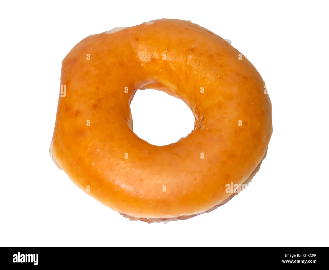 Close up of Brown Original Donut on a White Background Stock Photo - Alamy