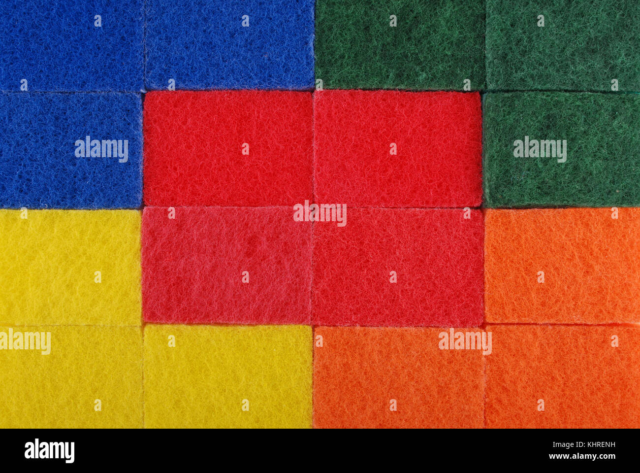 Colored sponges background Stock Photo - Alamy