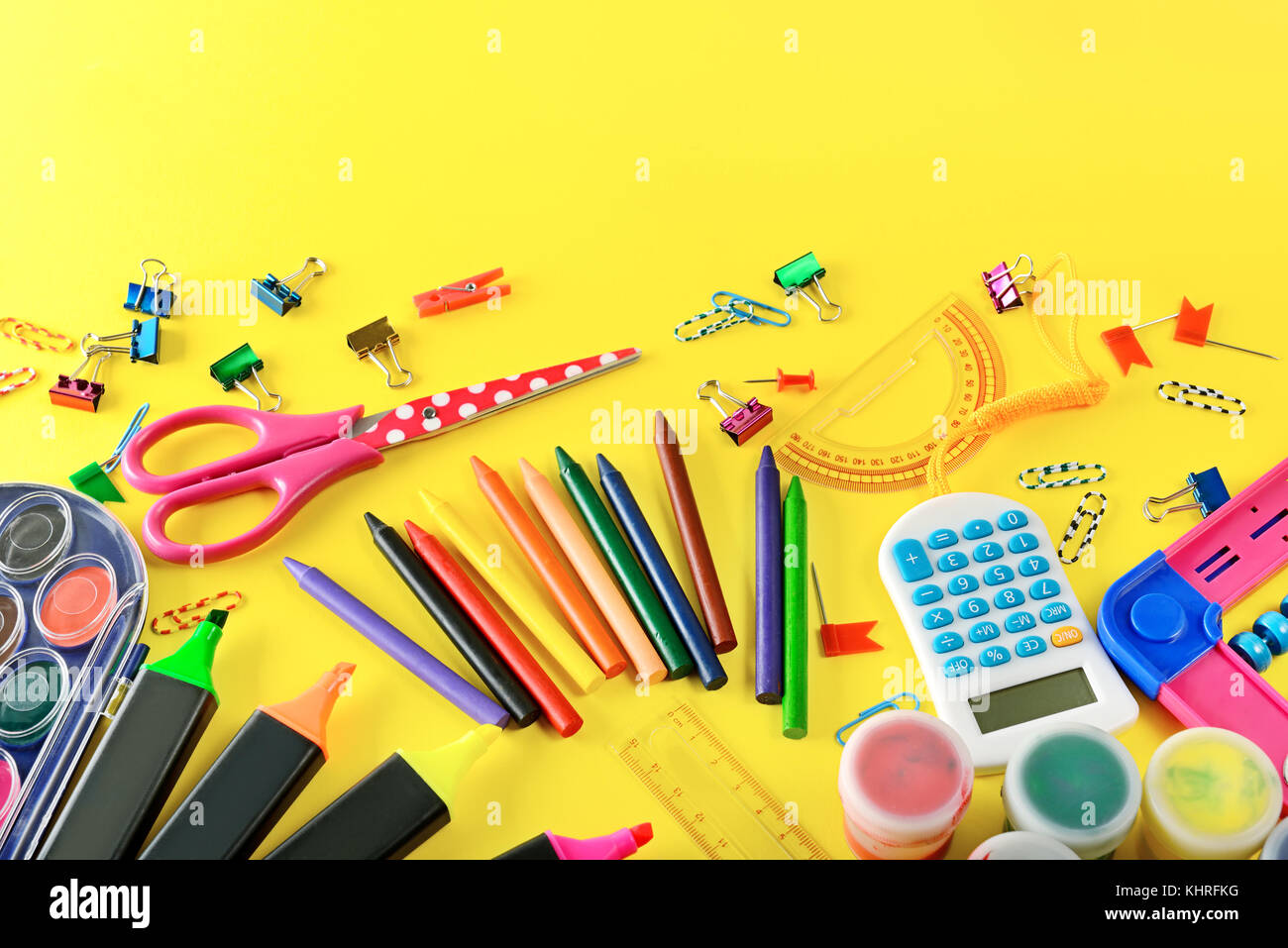School supplies college hi-res stock photography and images - Alamy