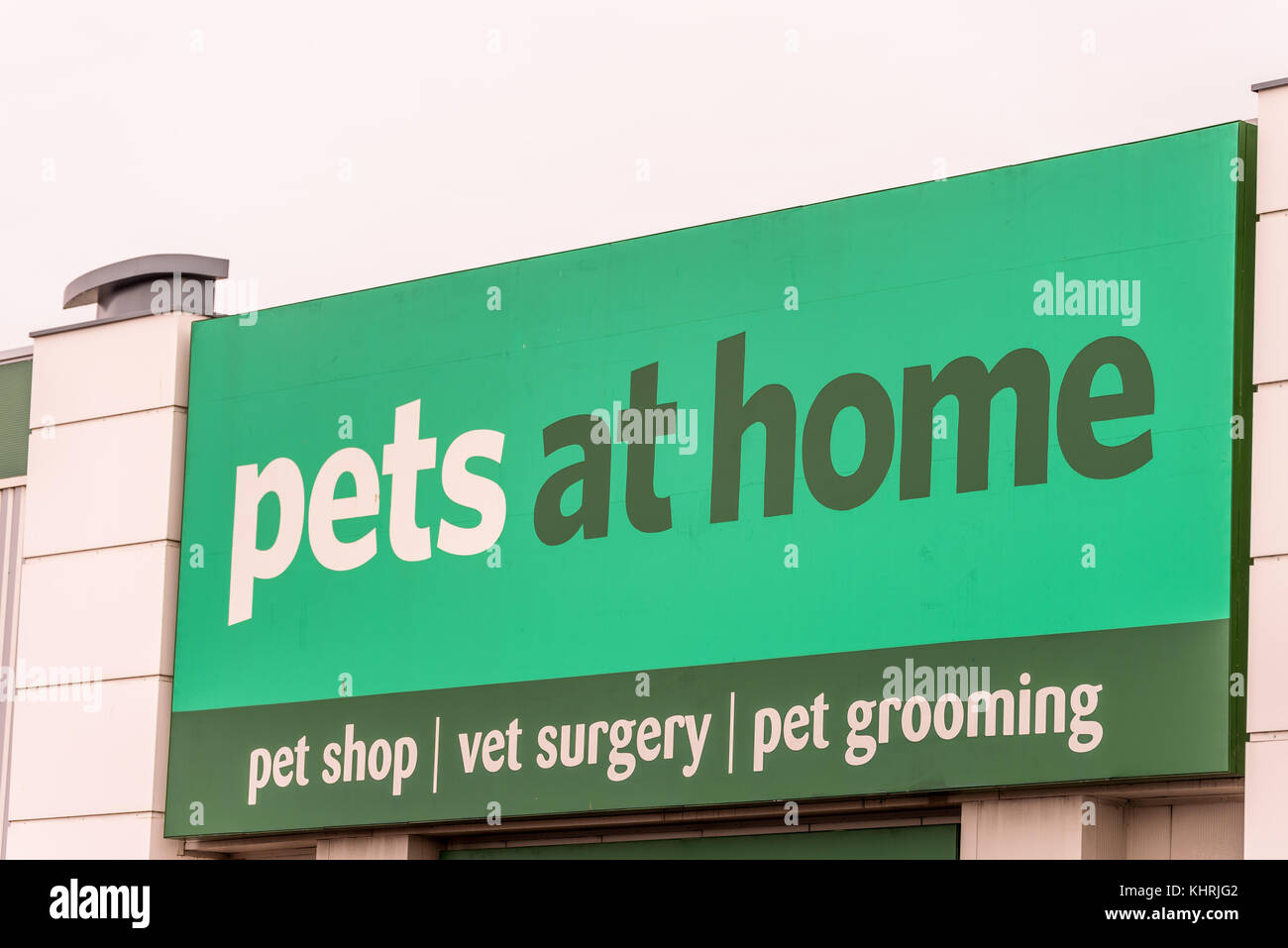 Northampton uk oct 26 2017 view of a pets at home logo in nene