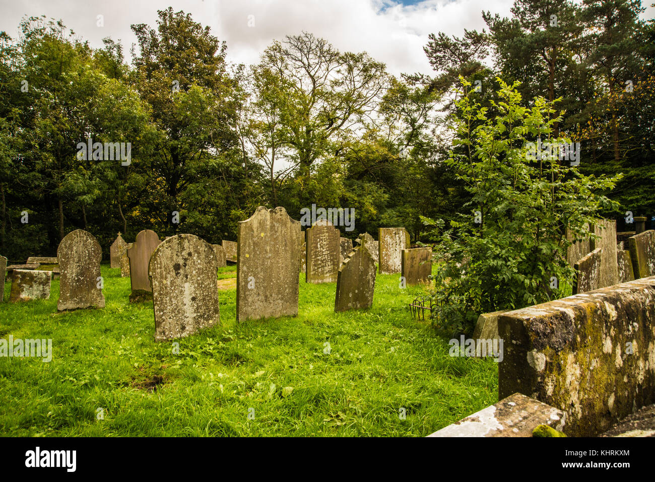 old Cemetery Edale Derbyshire Ray Boswell Stock Photo