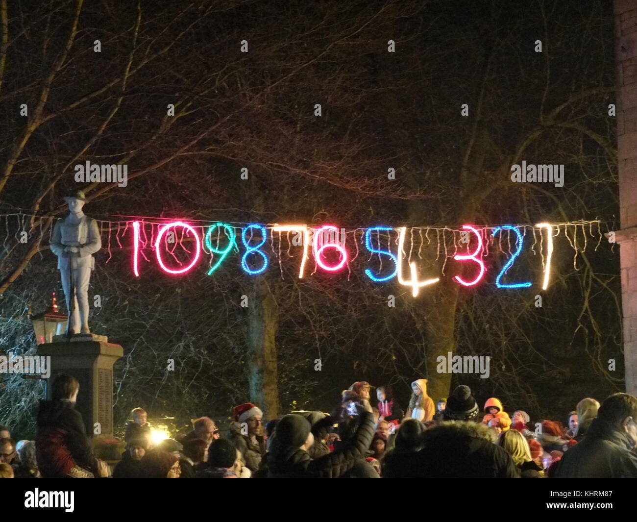 Dronfield christmas lights 2025