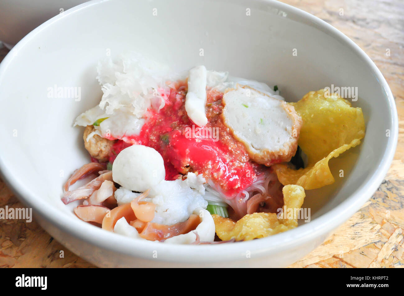 plain Yong tau foo or Chinese noodle Stock Photo Alamy