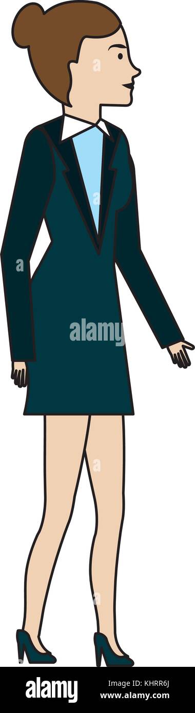 elegant businesswoman avatar character Stock Vector Image & Art - Alamy