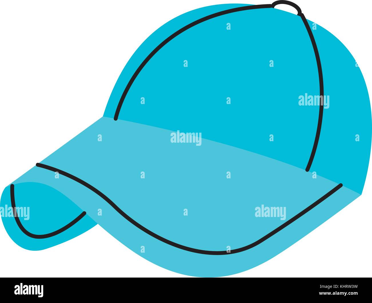 sport baseball cap fashion accessory protection vector illustration ...