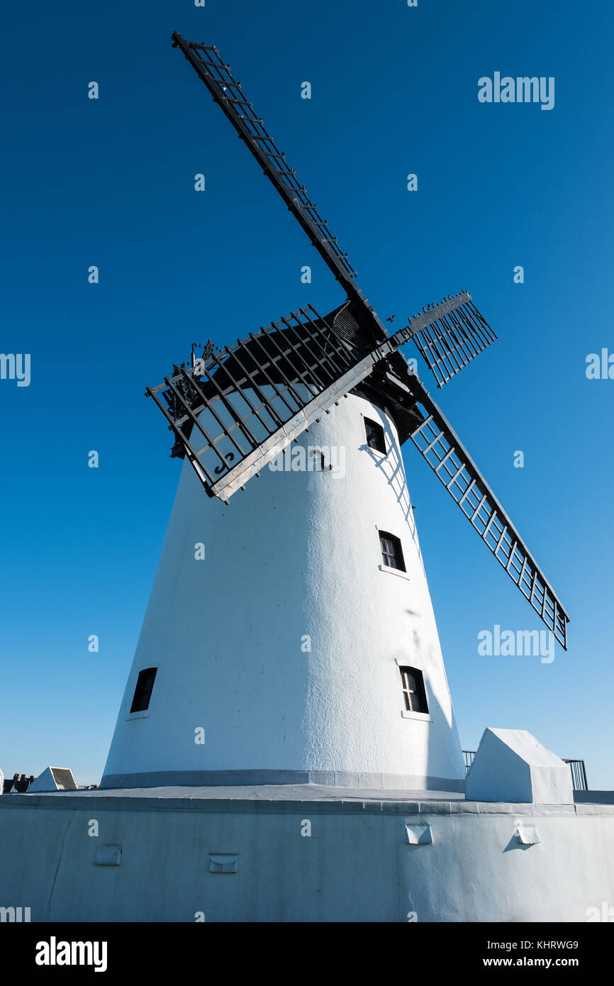 The Lytham Windmill at Lytham, Lancashire, UK Stock Photo
