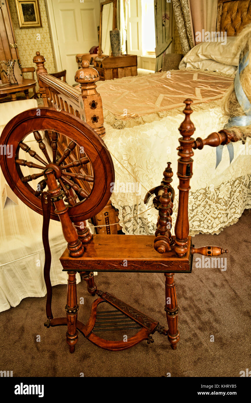 Spinning Wheel and art objects at a Beautiful Country House near Leeds