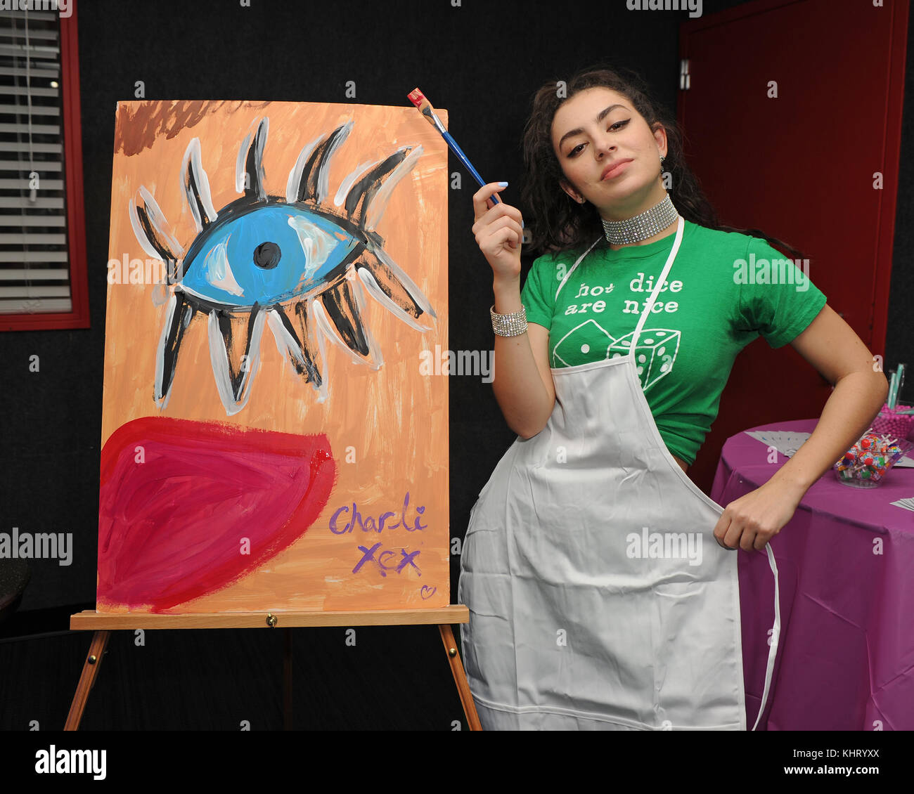 FORT LAUDERDALE, FL JANUARY 25 Charli XCX visits Radio Station Y100