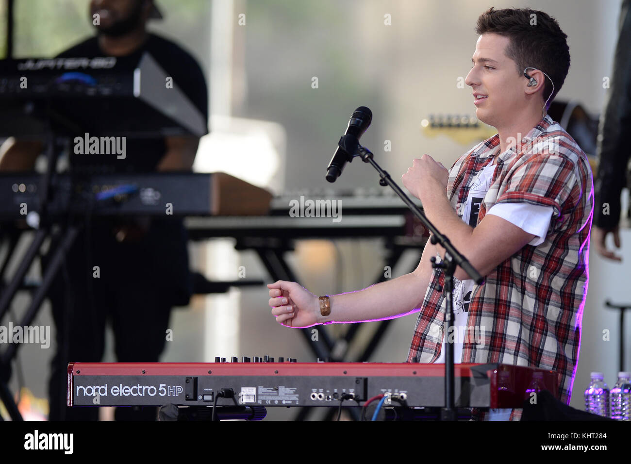 Charlie puth performs in concert hi-res stock photography and images