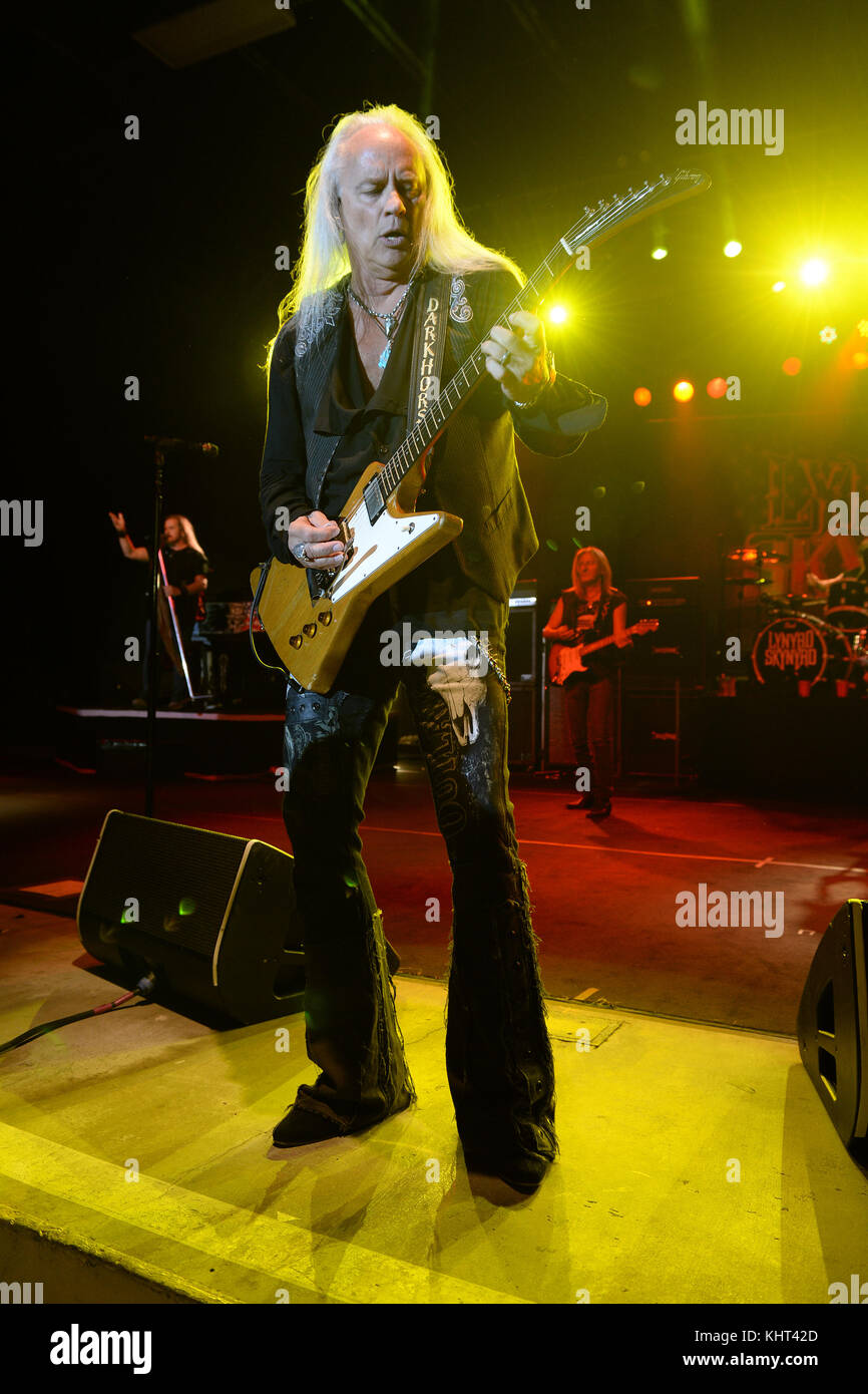 POMPANO BEACH FL FEBRUARY 10 Rickey Medlocke of Lynyrd Skynyrd