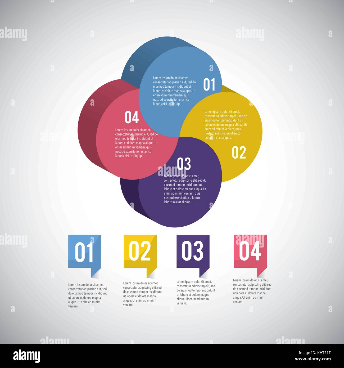 isometric infographic business diagram information Stock Vector Image ...
