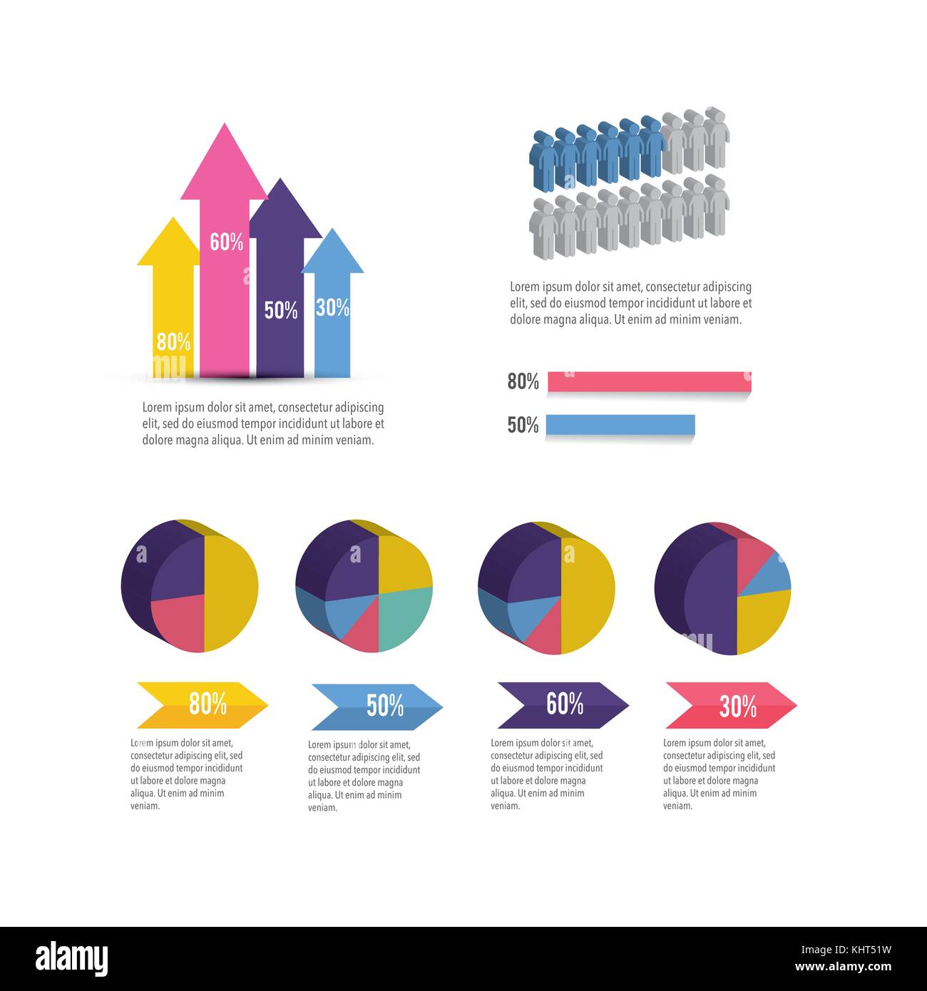 isometric infographic business diagram information Stock Vector Image ...