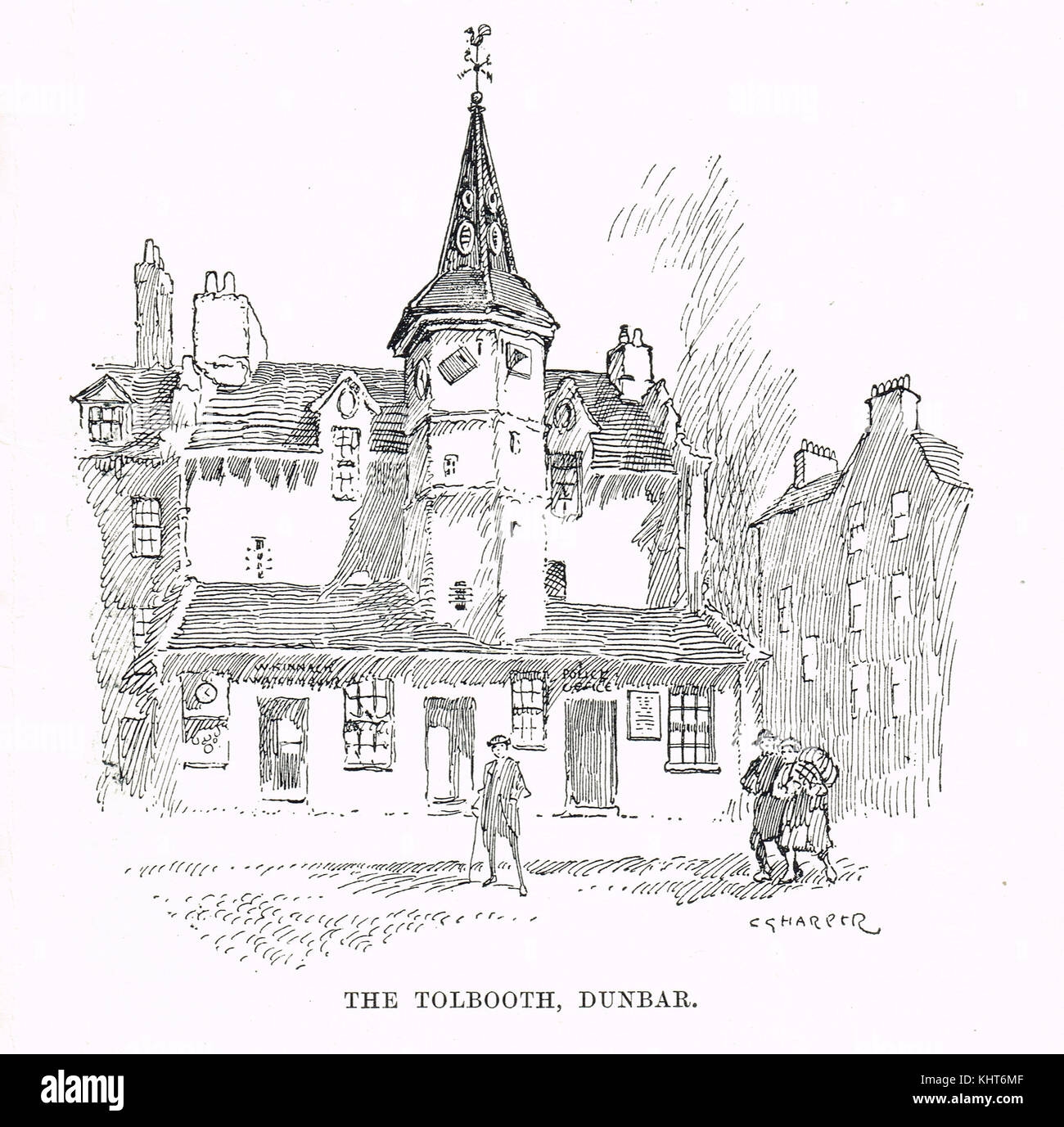 The Tolbooth, Dunbar, Scotland, built circa 1520 Stock Photo