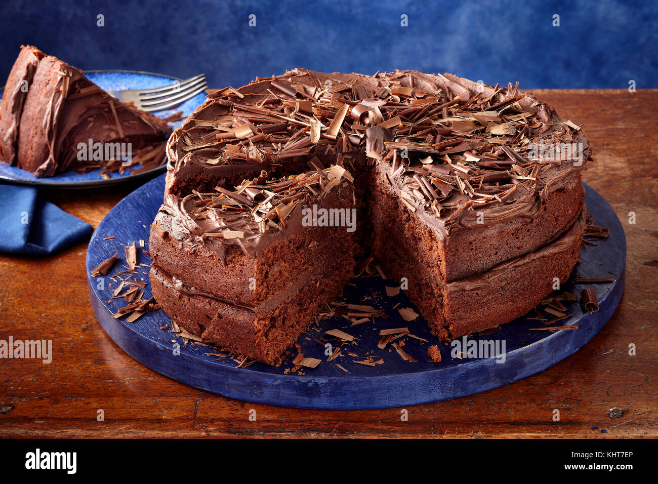 Any occasion chocolate cake Stock Photo