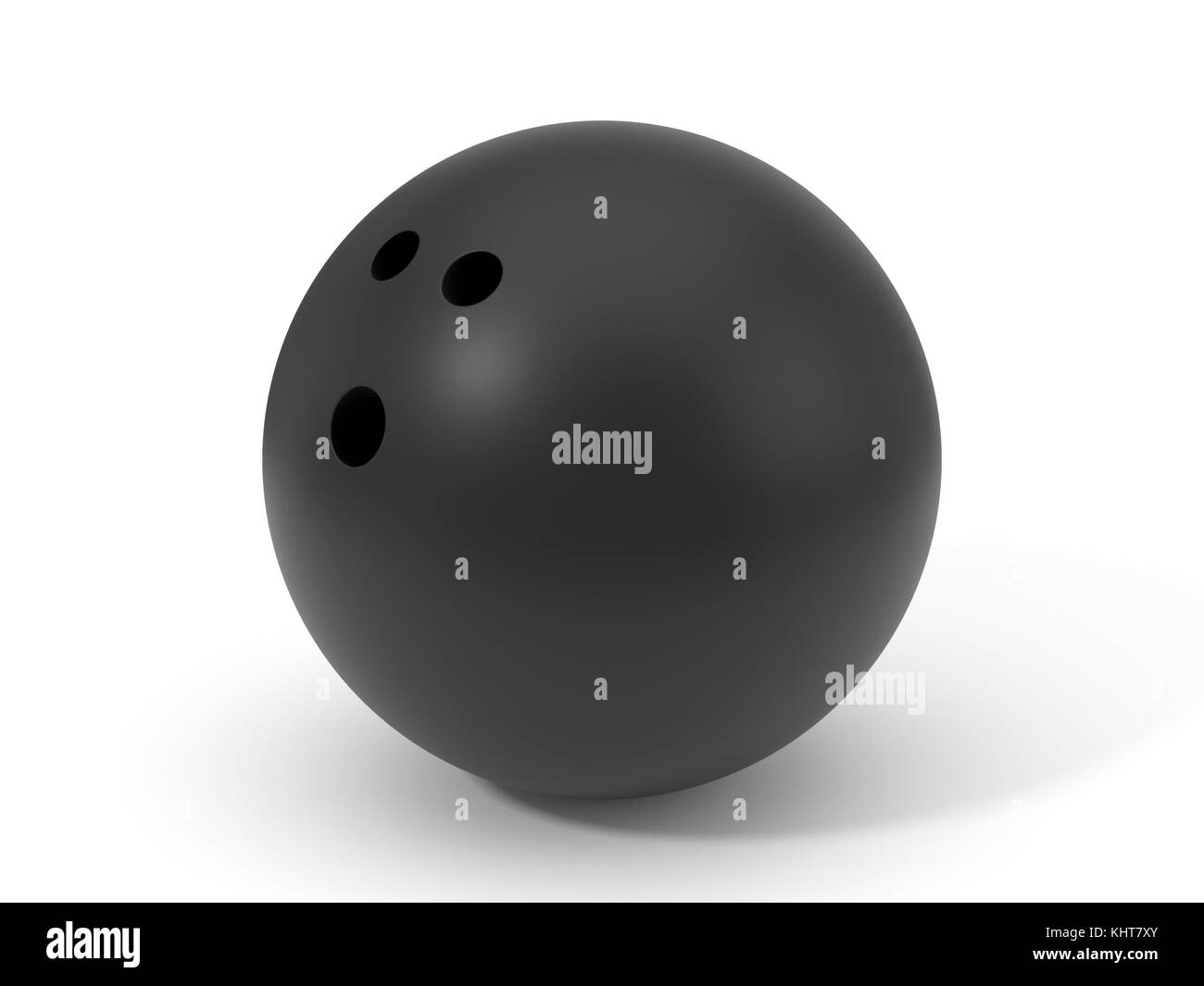 matte bowling ball. isolated on white, 3d illustration Stock Photo Alamy