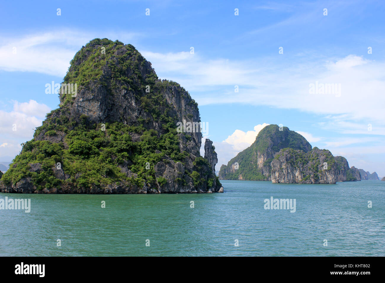 Halong Bay, UNESCO World Heritage Site Stock Photo