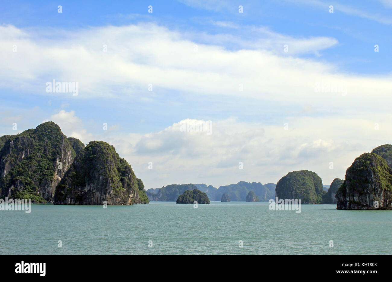 Halong Bay, UNESCO World Heritage Site Stock Photo