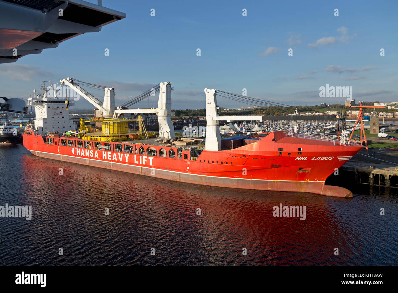 Harbour, North Shields, Northumberland, Great Britain Stock Photo