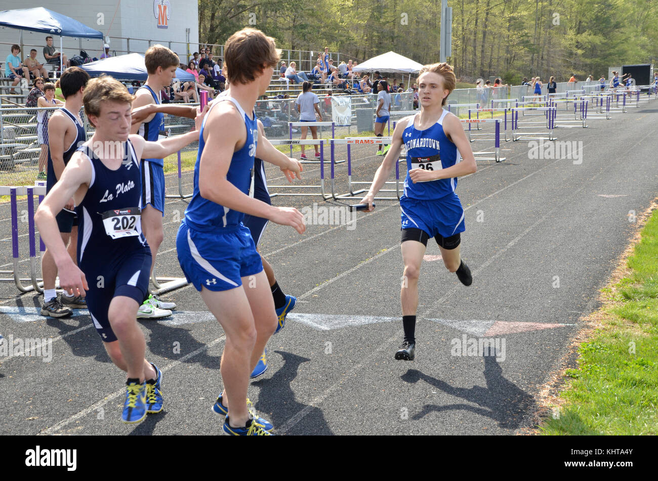 Relay race exchange baton hires stock photography and images Alamy