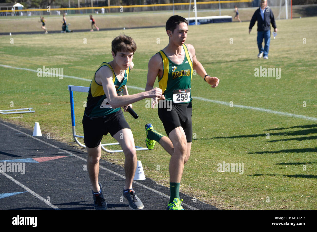 Relay race exchange baton hires stock photography and images Alamy