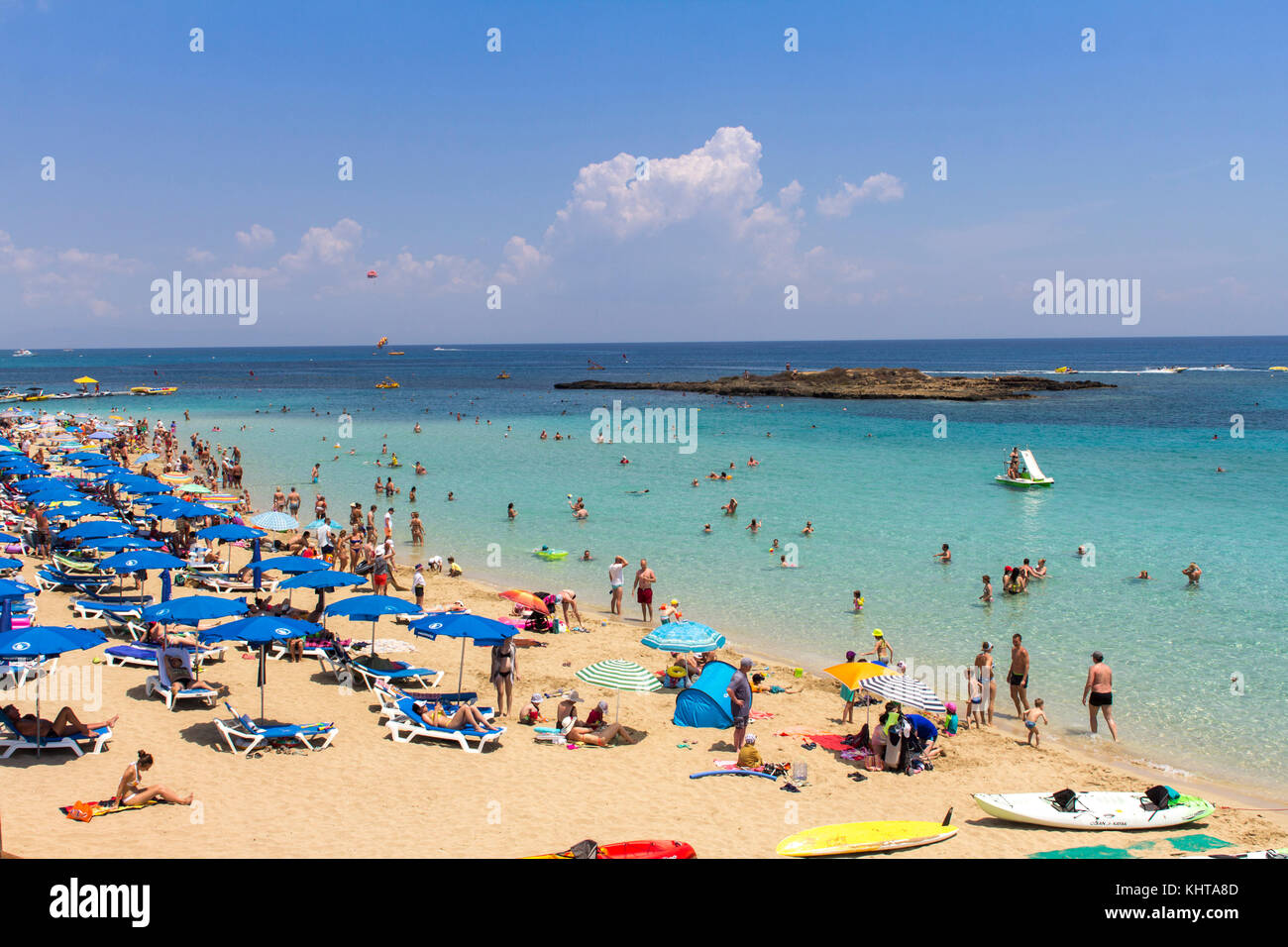 Fig Tree Bay, Protaras, Famaguta, Cyprus. 14th June 2017. Credit: Tove Larsen/Alamy Stock Photo