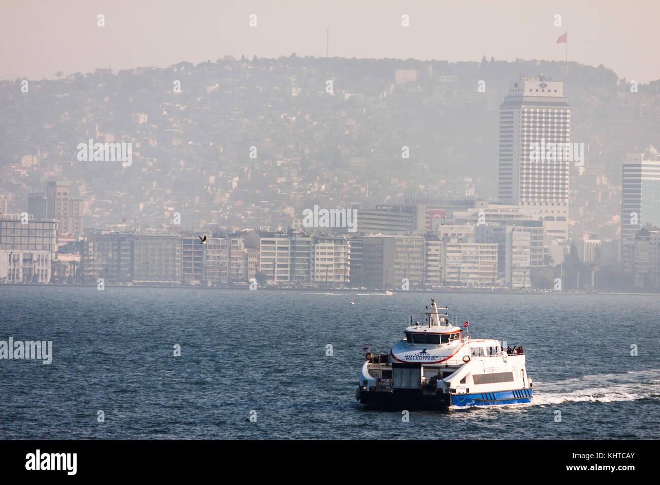 Ferry Boat Navigating In Izmir Turkey Stock Photo Alamy ferry-boat-navigating-in-izmir-turkey-stock-photo-alamy